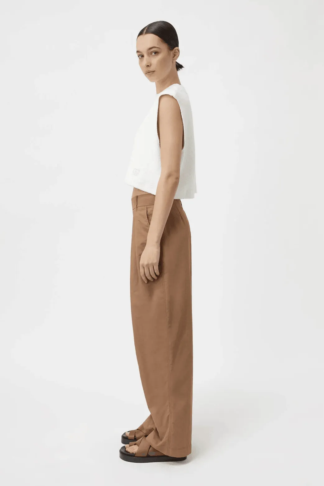 CAMILLA & MARC Ares Pant - Dark Caramel