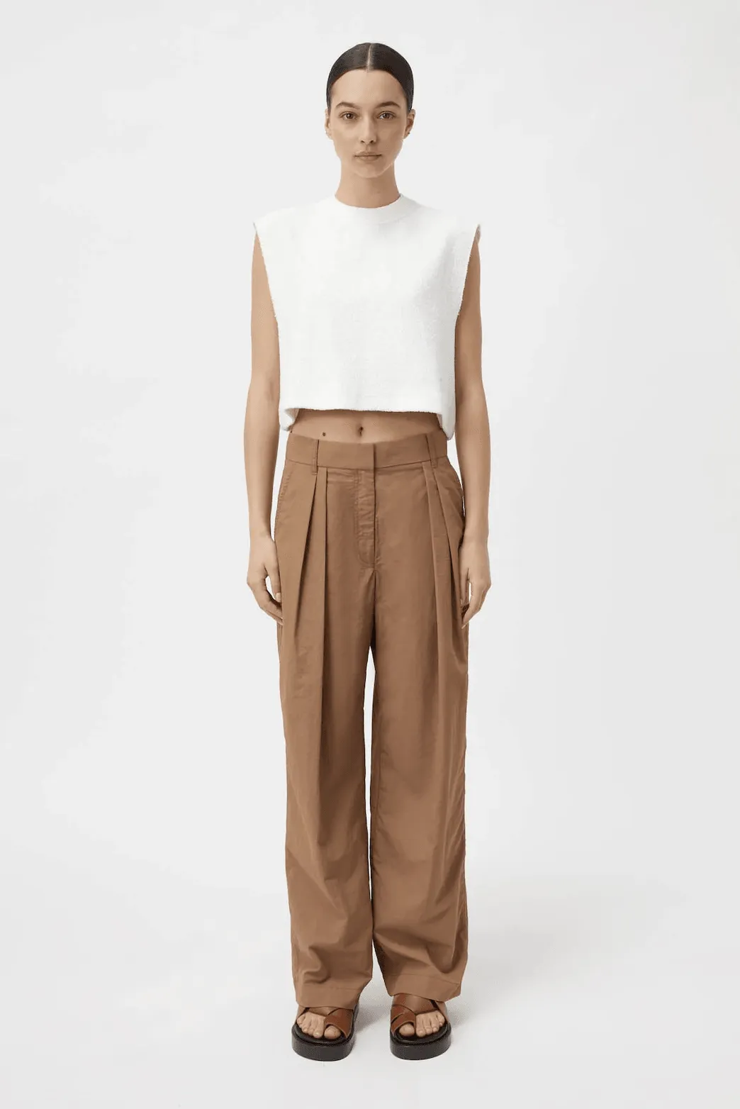 CAMILLA & MARC Ares Pant - Dark Caramel