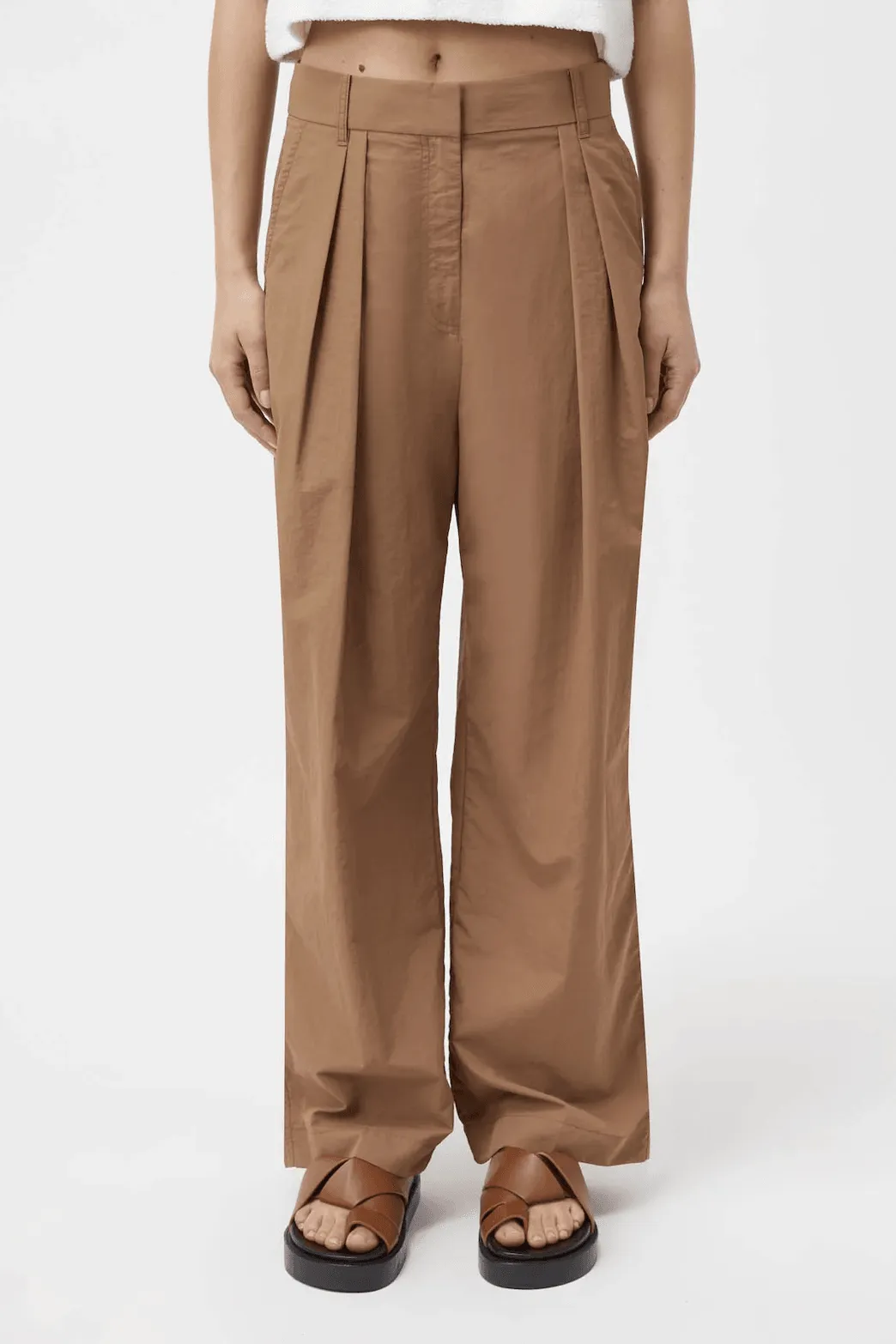 CAMILLA & MARC Ares Pant - Dark Caramel