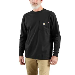Carhartt FLAME-RESISTANT FORCE LONG-SLEEVE T-SHIRT 100235-BLK
