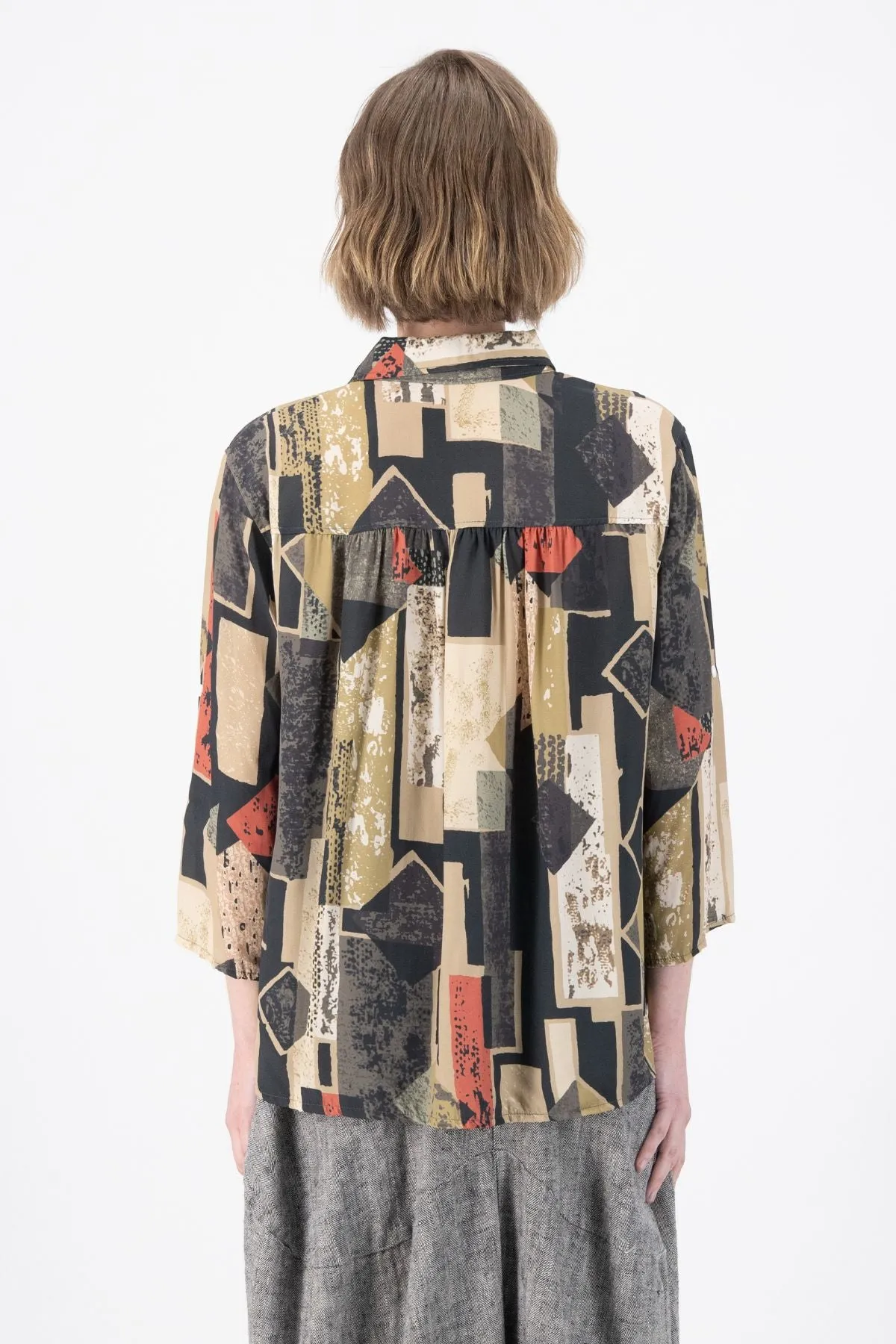 Casco Shirt Sand in Viscose