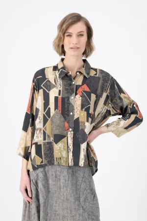 Casco Shirt Sand in Viscose