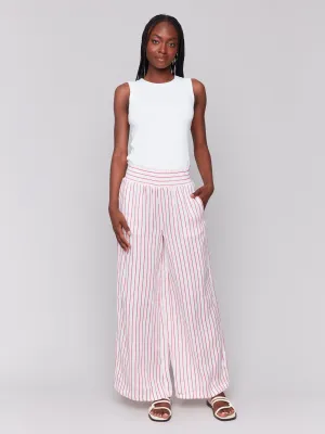 CB Elastic Waist Linen Blend
