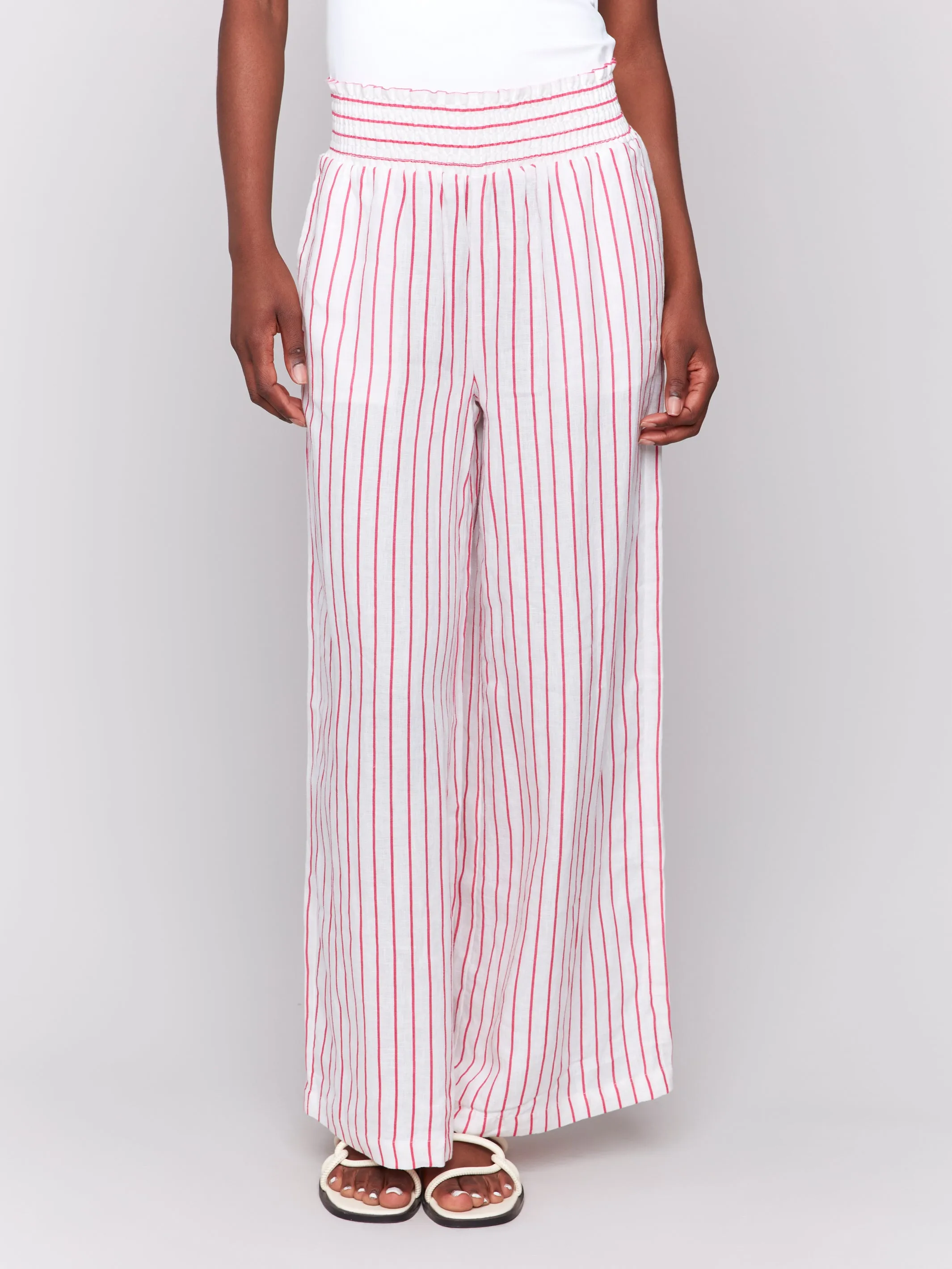 CB Elastic Waist Linen Blend
