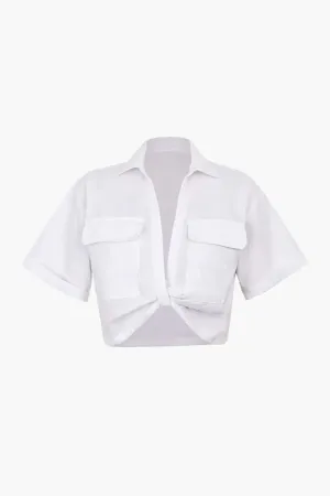 Celeste - Modern Twist Hem Woman's Shirt