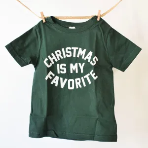Christmas Is My Favorite Kid's Tee