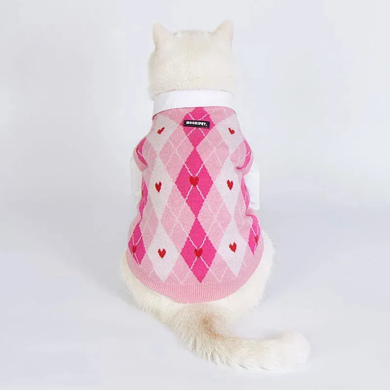 Classic Plaid Dog Vest