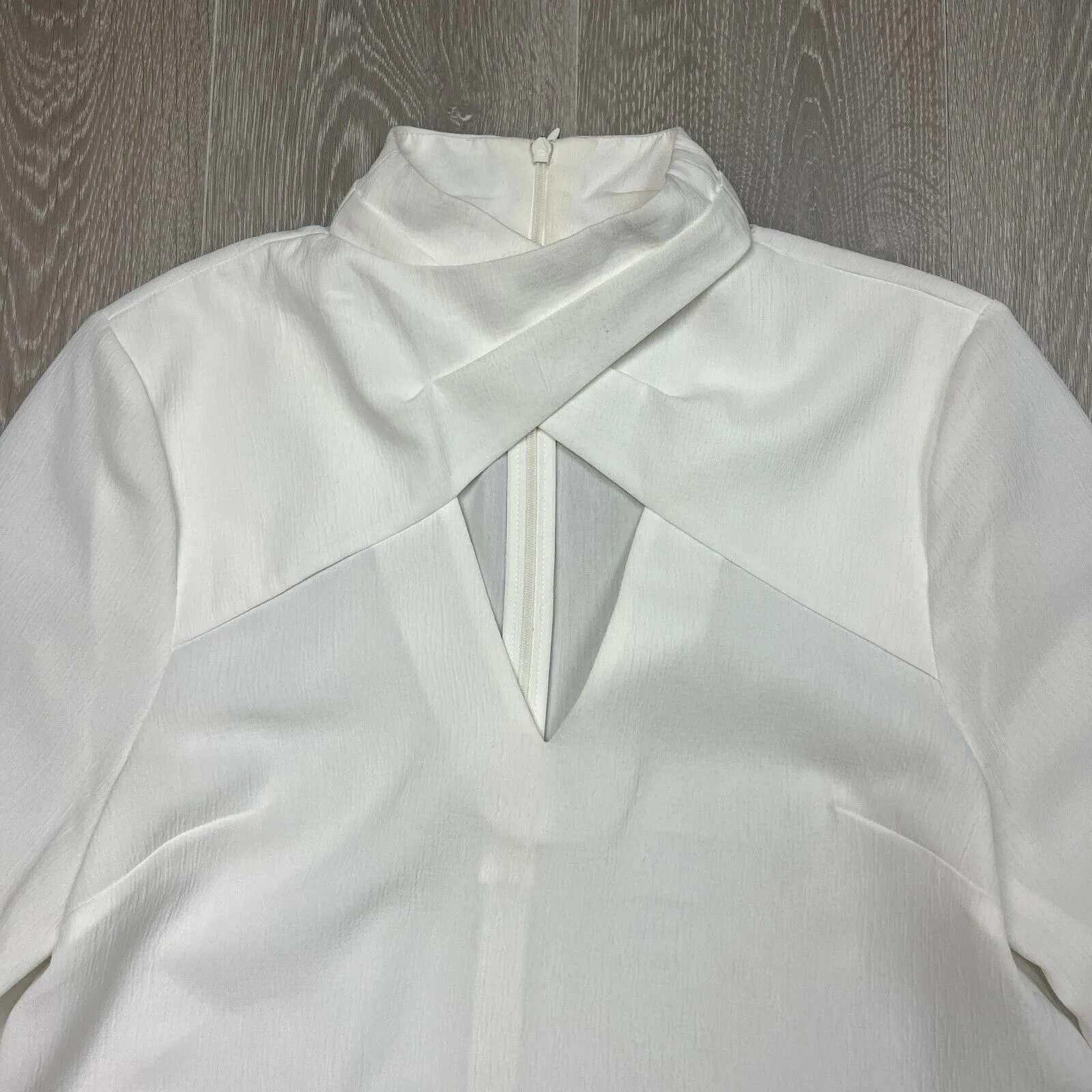 C/MEO COLLECTIVE White Long Sleeve Shirt Size L
