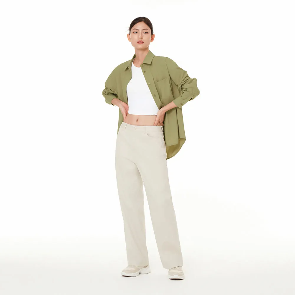 Comfort Fresh Oversized Long Sleeve Shirt