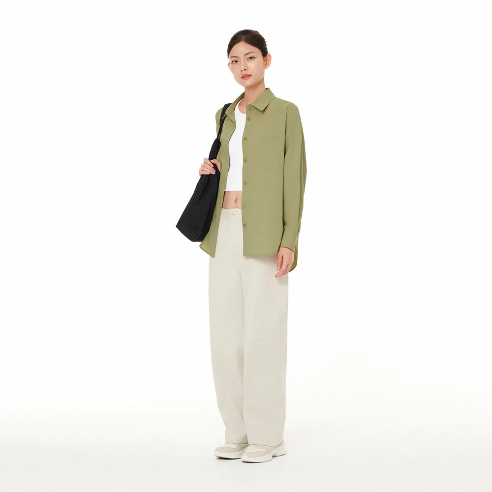 Comfort Fresh Oversized Long Sleeve Shirt