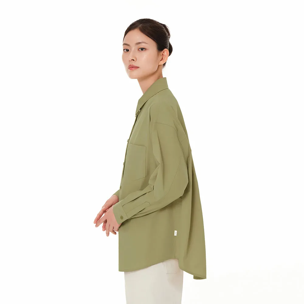 Comfort Fresh Oversized Long Sleeve Shirt