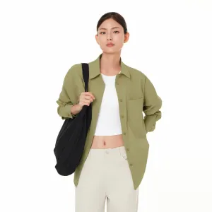 Comfort Fresh Oversized Long Sleeve Shirt