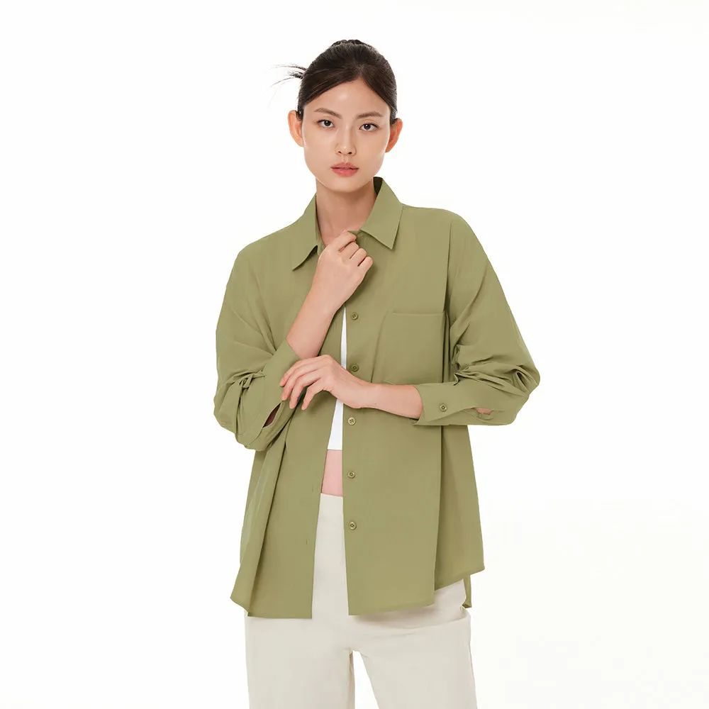 Comfort Fresh Oversized Long Sleeve Shirt