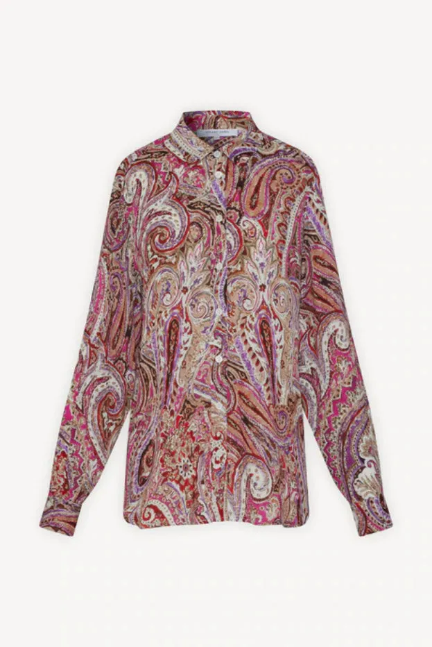 CONSTANT LOOSE-FITTING PAISLEY PRINT SHIRT