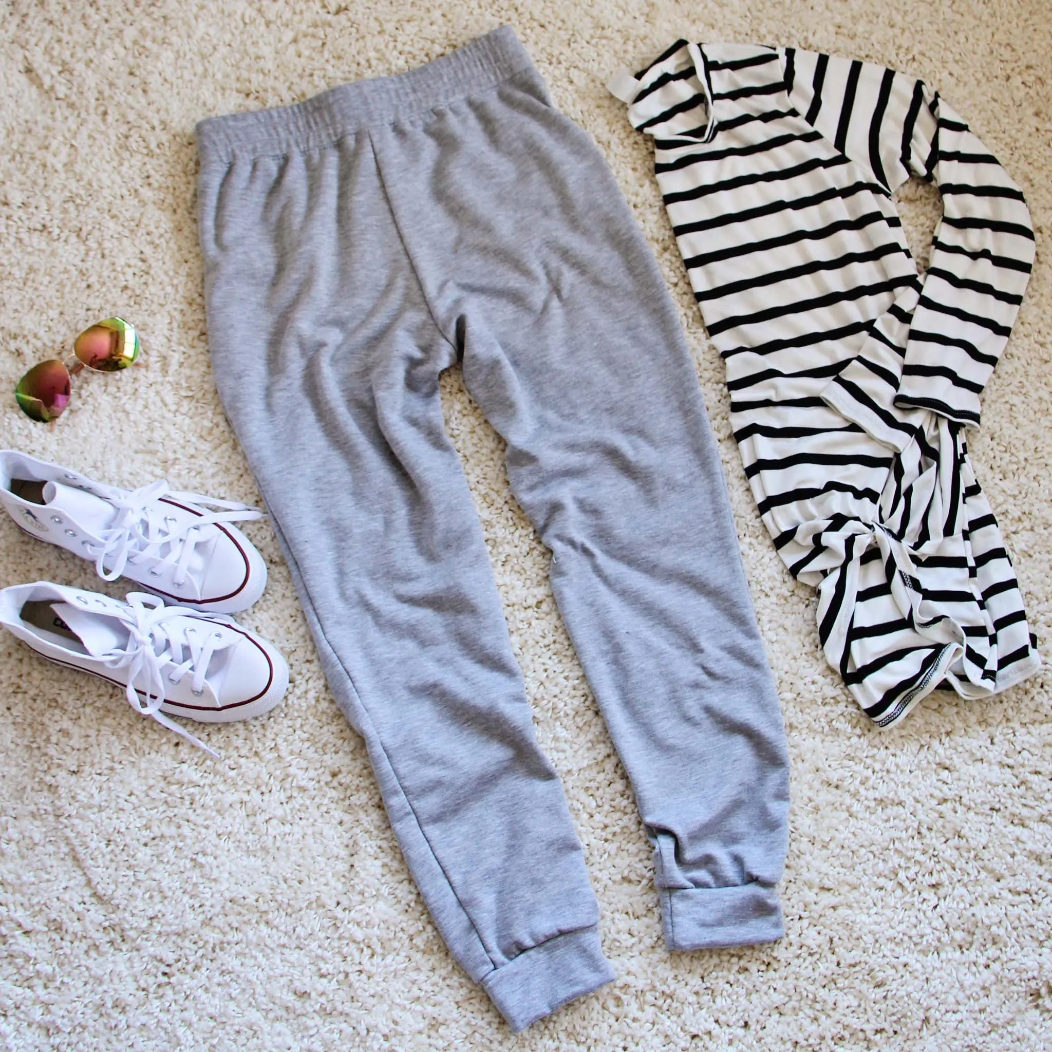 Cool Girl Joggers in Gray