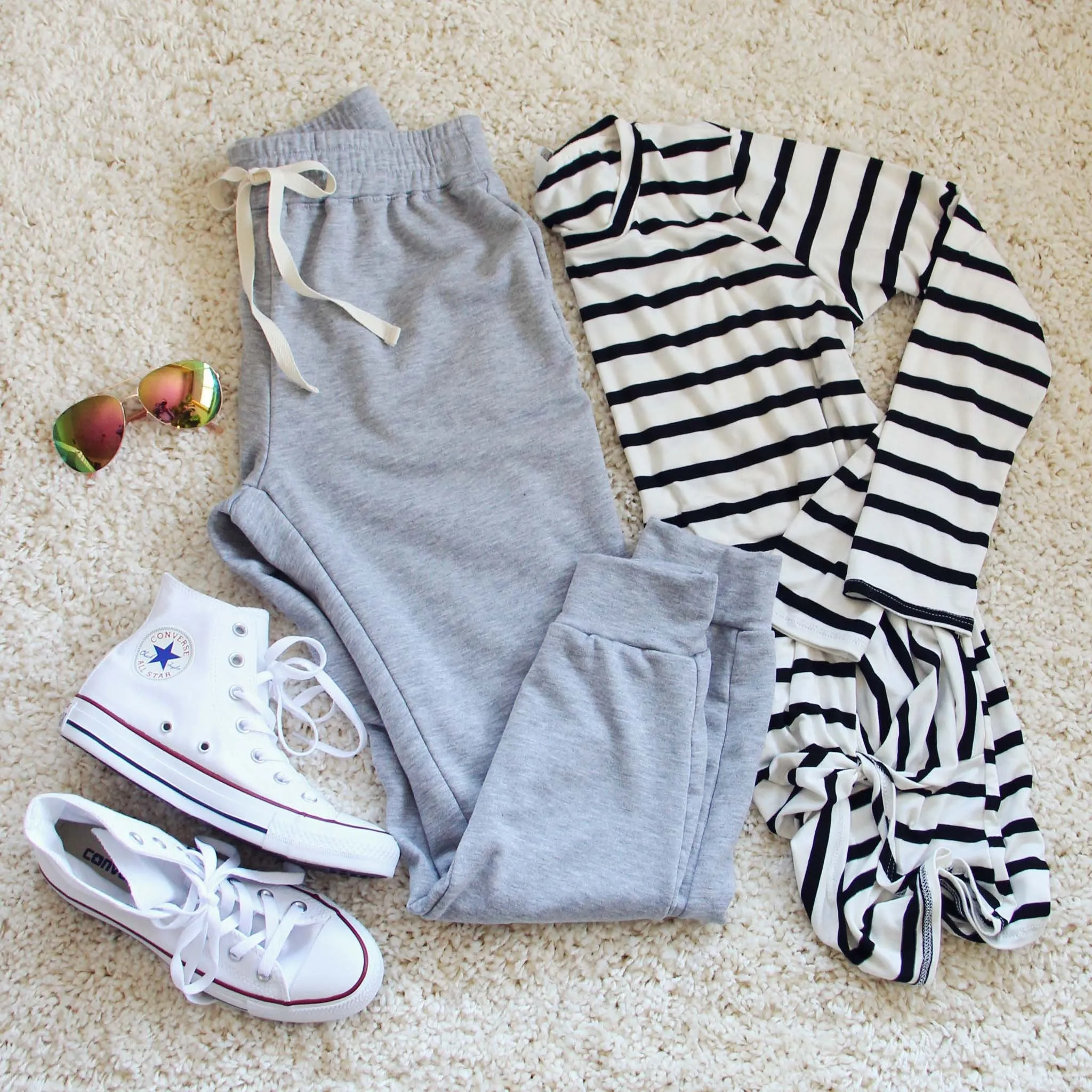 Cool Girl Joggers in Gray