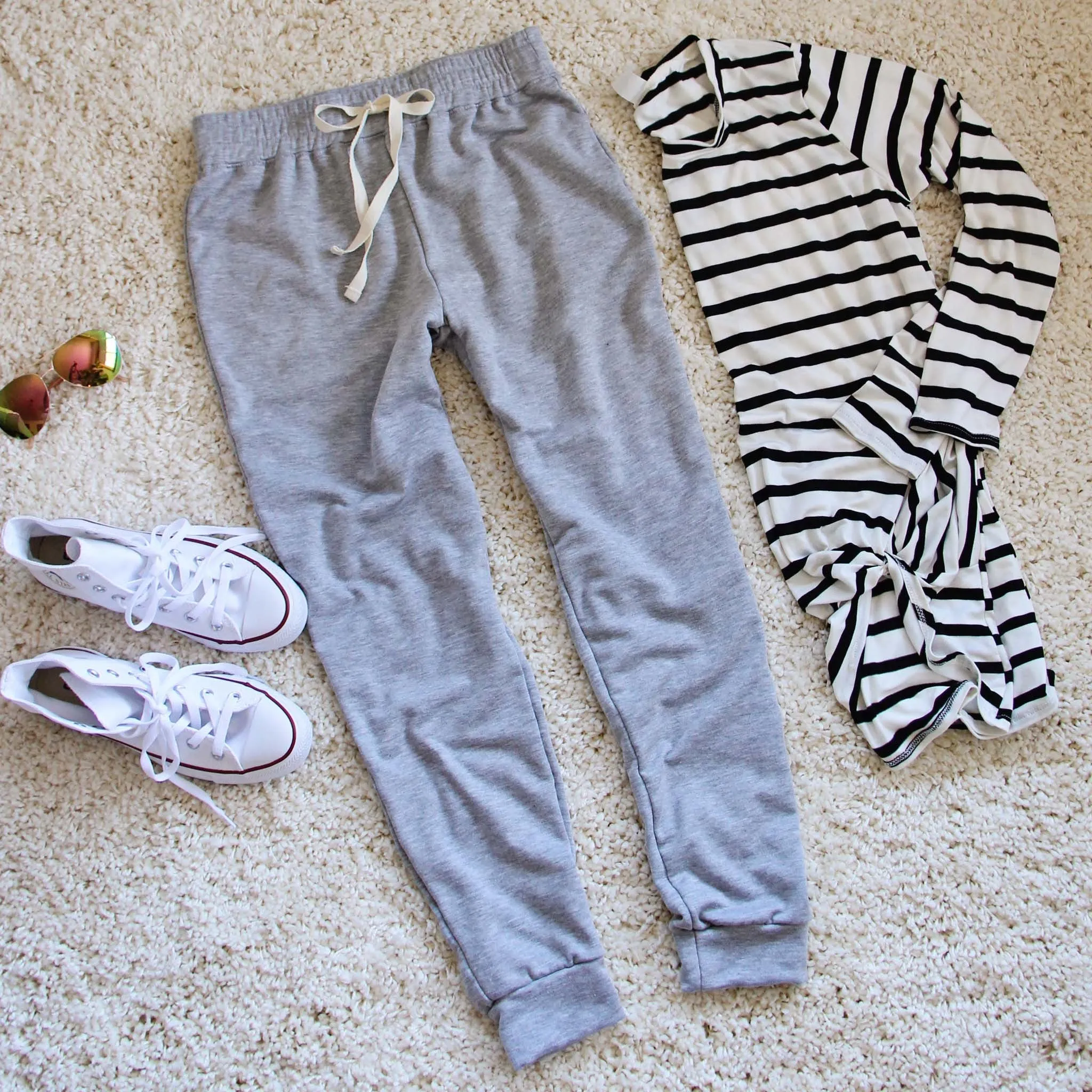 Cool Girl Joggers in Gray