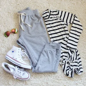 Cool Girl Joggers in Gray