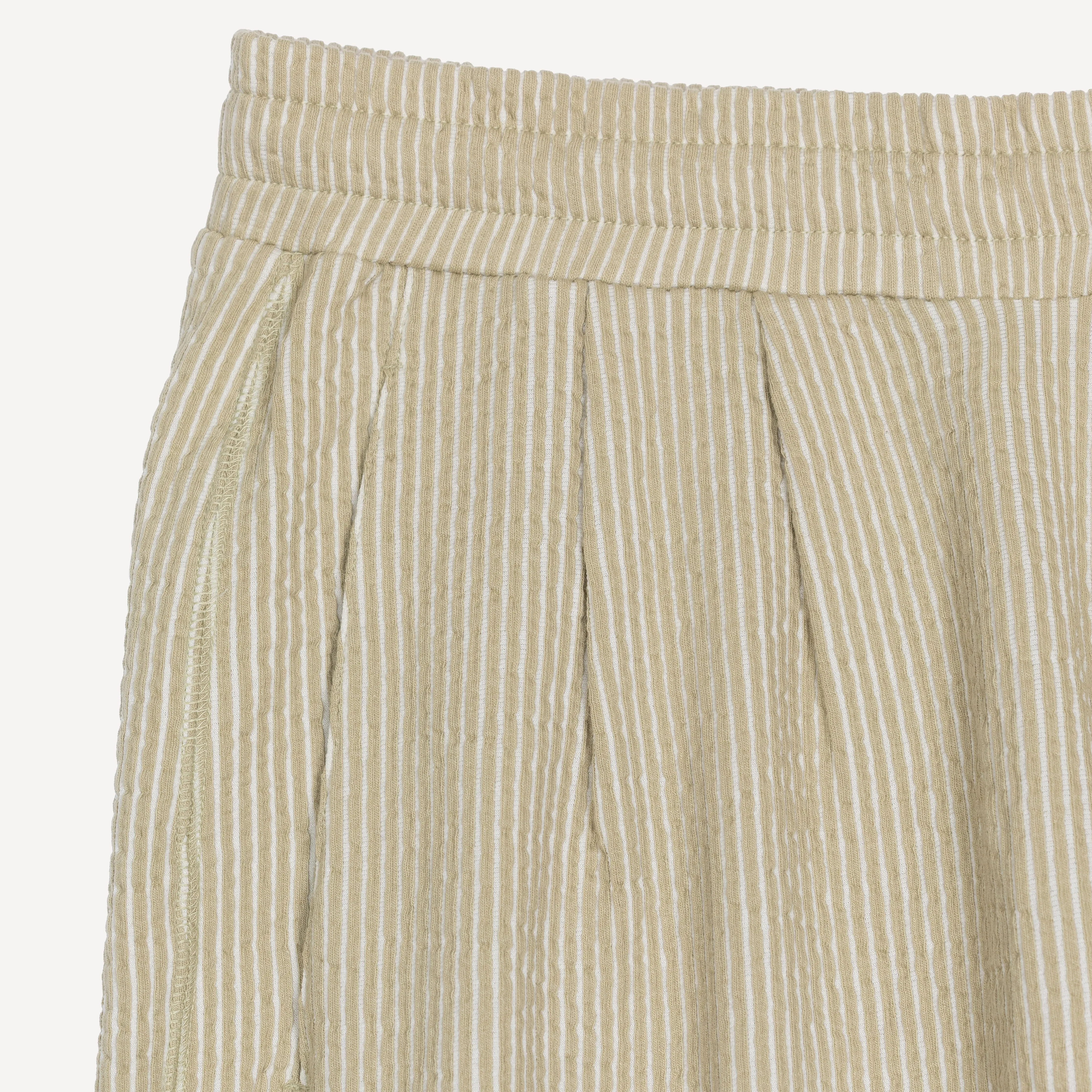Cool Knit Seersucker Pants - Agate Gray / White Stripe