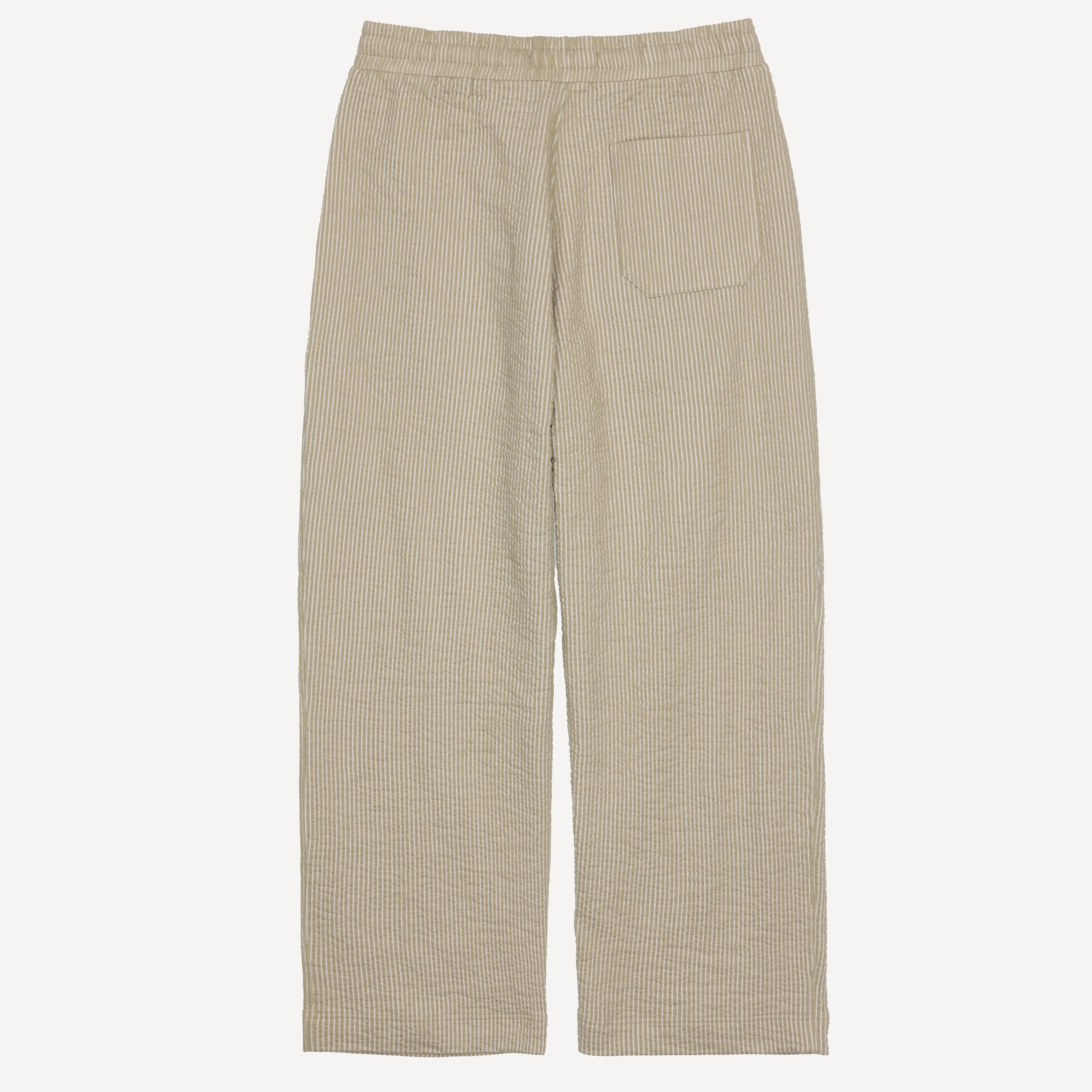 Cool Knit Seersucker Pants - Agate Gray / White Stripe