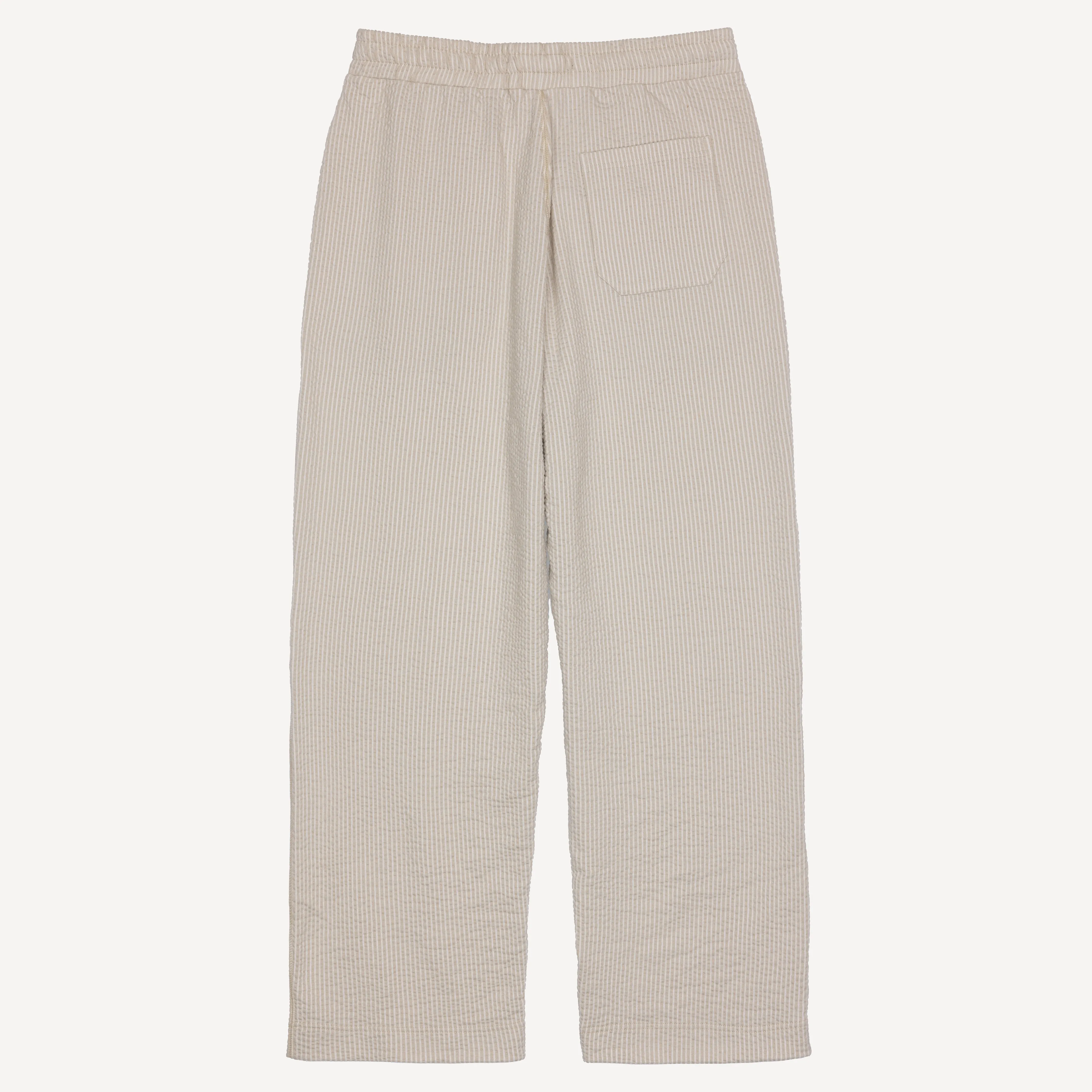 Cool Knit Seersucker Pants - Pumice Stone / White Stripe