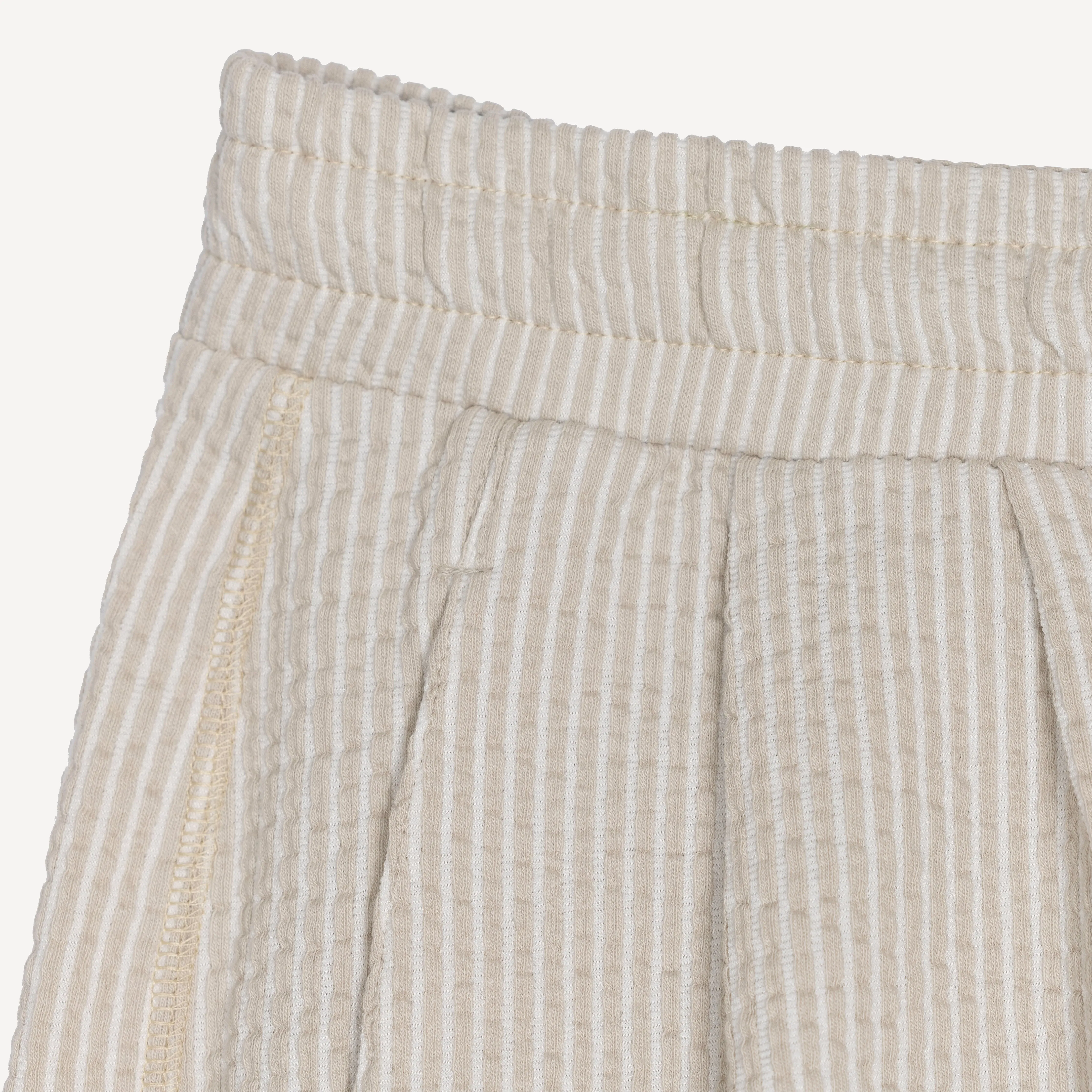 Cool Knit Seersucker Pants - Pumice Stone / White Stripe