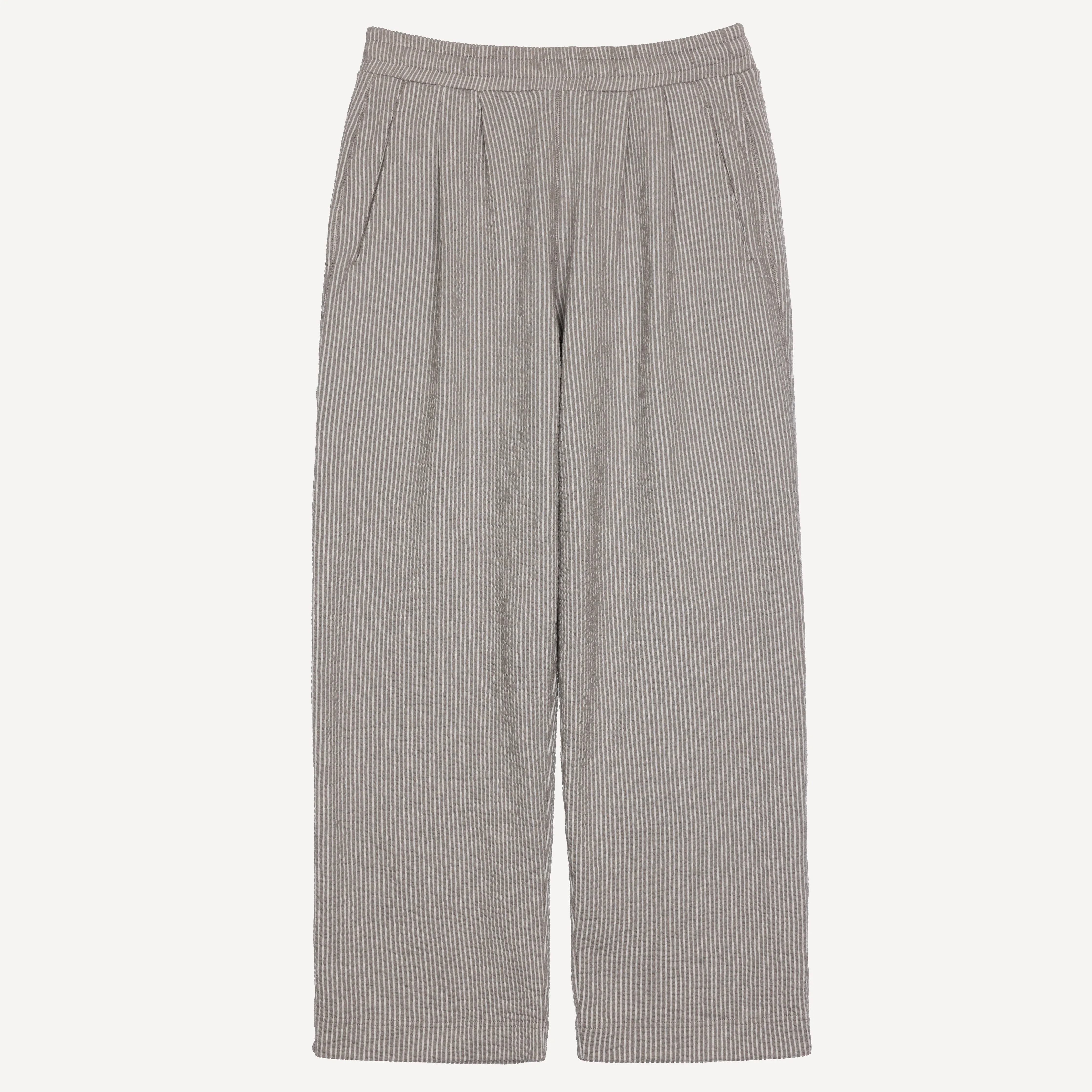 Cool Knit Seersucker Pants - Wet Weather / White Stripe