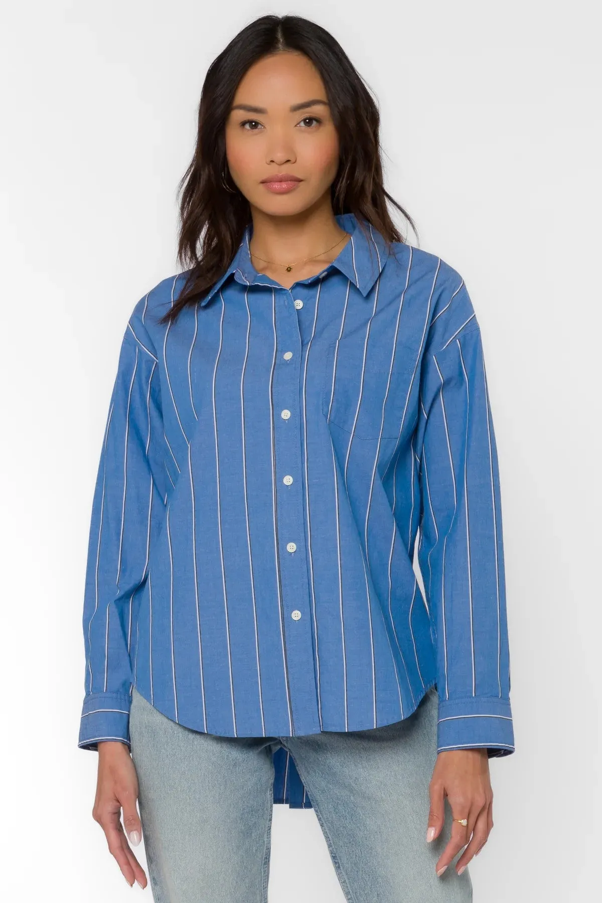 Corfu Stripe Blouse