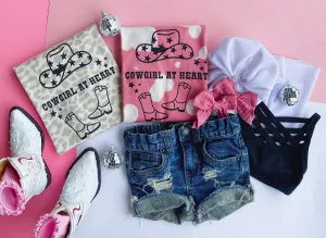 cowgirl at heart tee