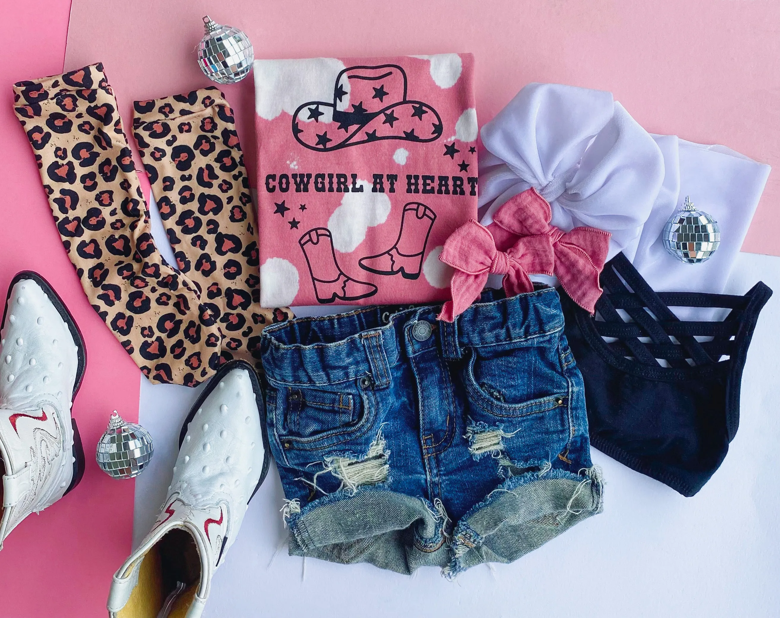 cowgirl at heart tee