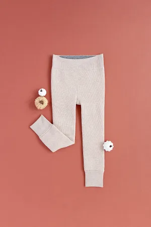CREAM | Plush Lined Tights (XS  XL ONLY left)