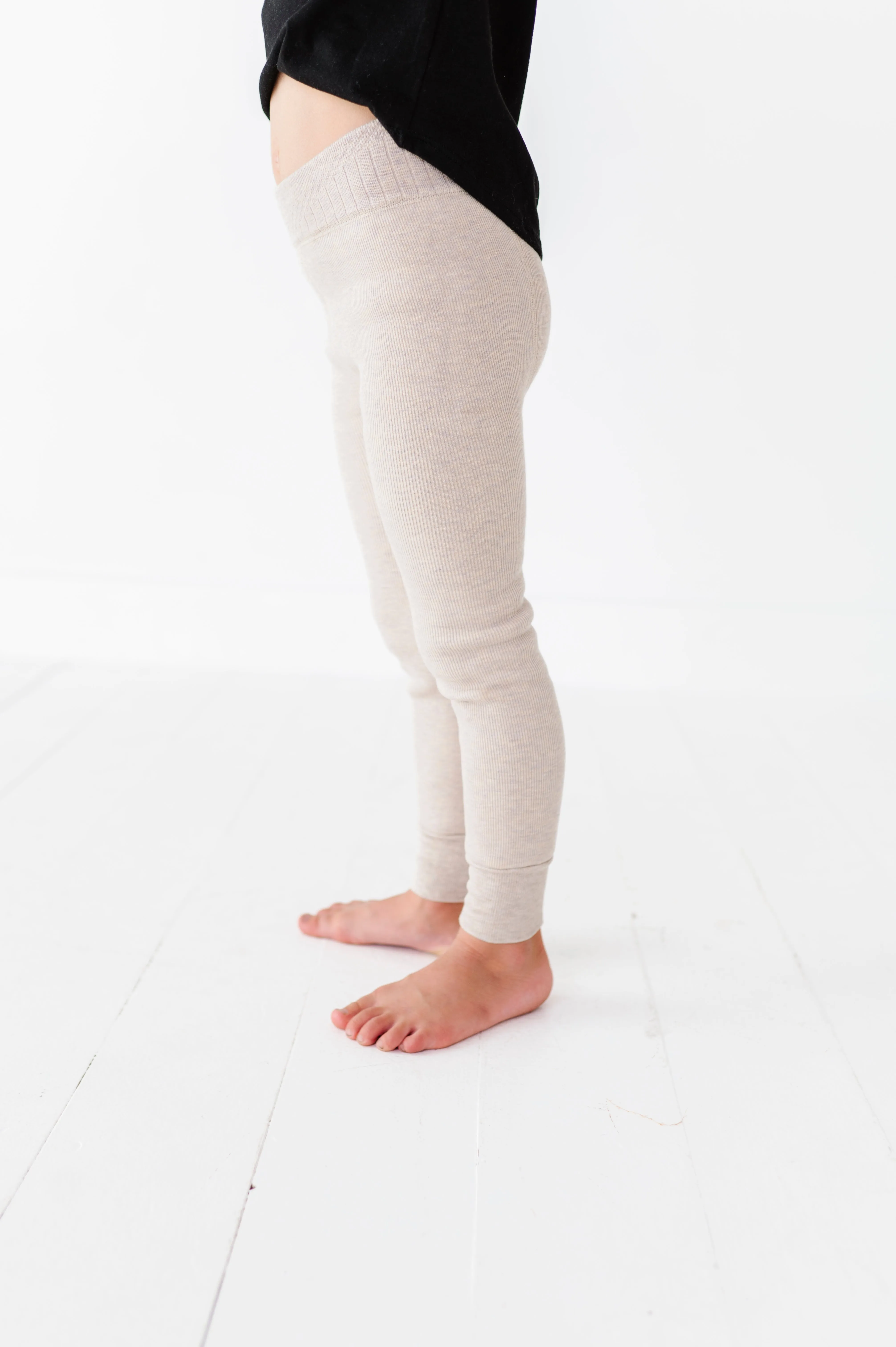CREAM | Plush Lined Tights (XS  XL ONLY left)