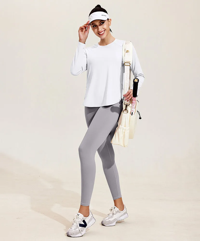 Crew Neck Raglan Sleeve Tops