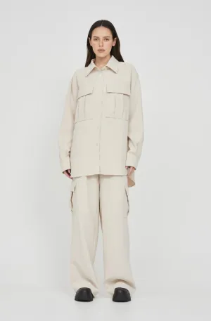 Cunningham Utility Blouse STONE