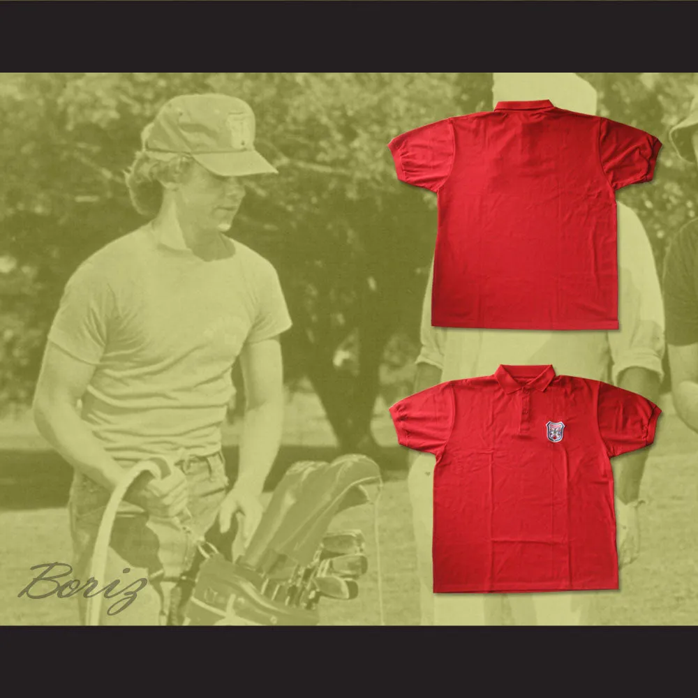 Danny Noonan Bushwood Country Club Polo Shirt Golf Caddy Uniform