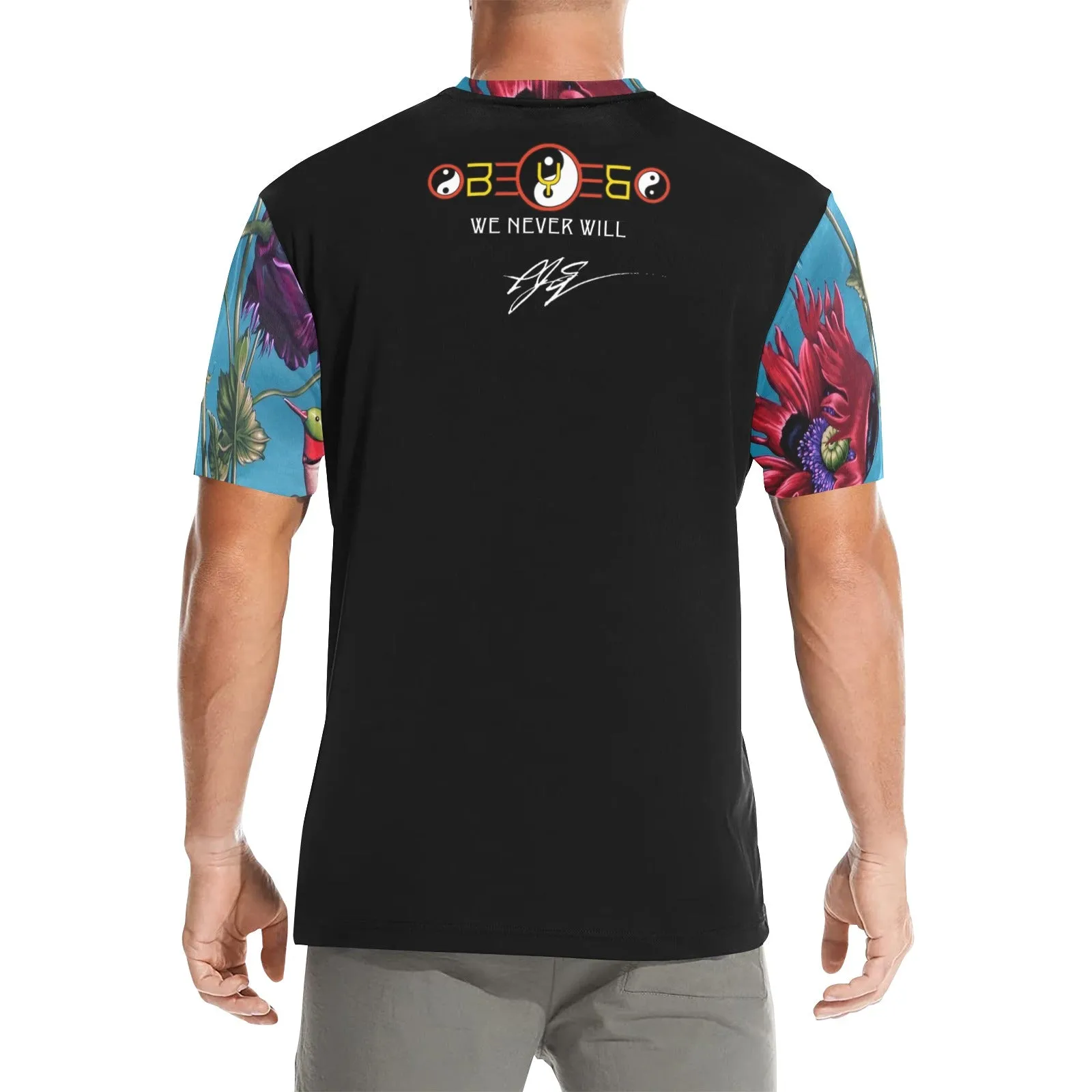 DARPA Poppies Men's Crew Neck T-shirt