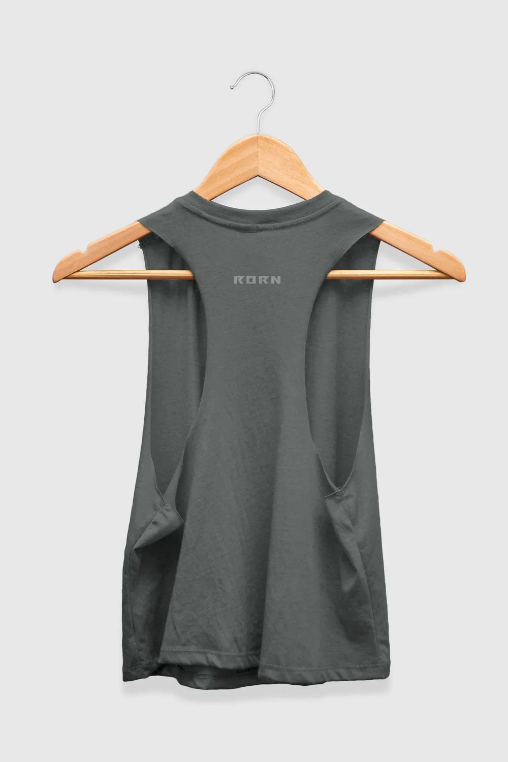 Deep Gray Racerback Tank