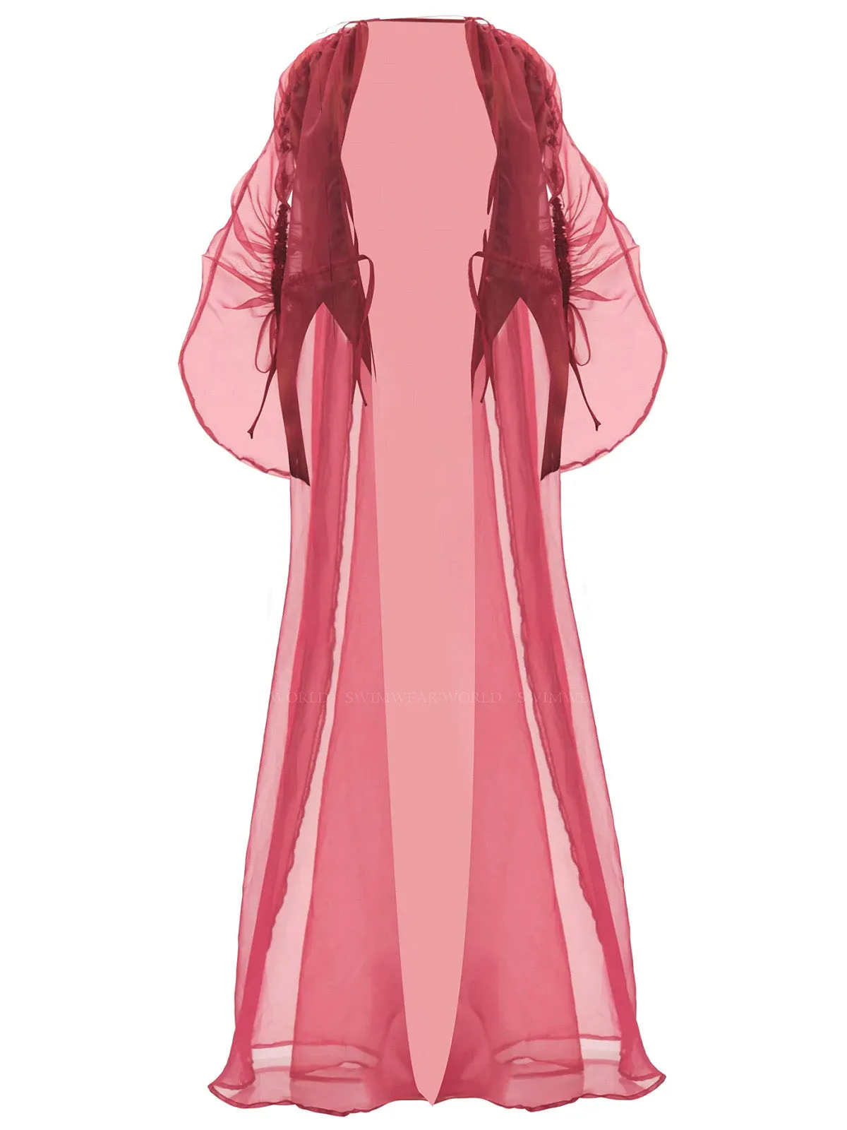Deko Bubble Sleeve Cover Up-Ara Full length Pants ::RET