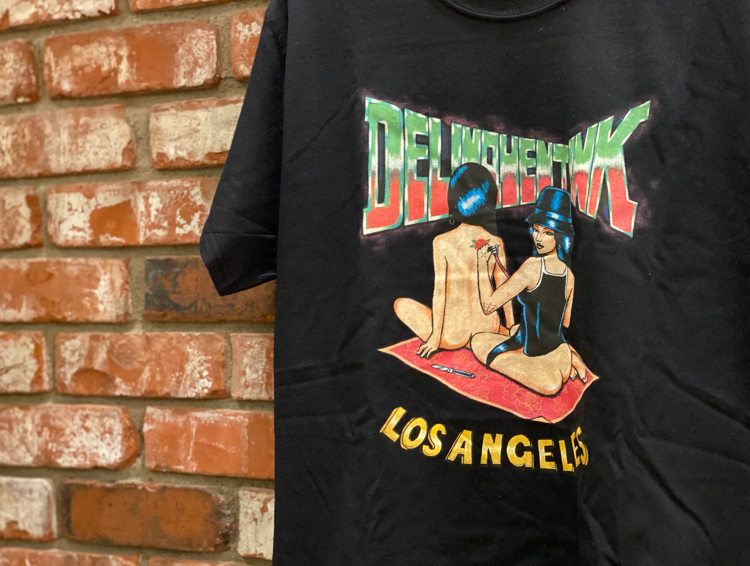 Delinquent Ink Tee in Black