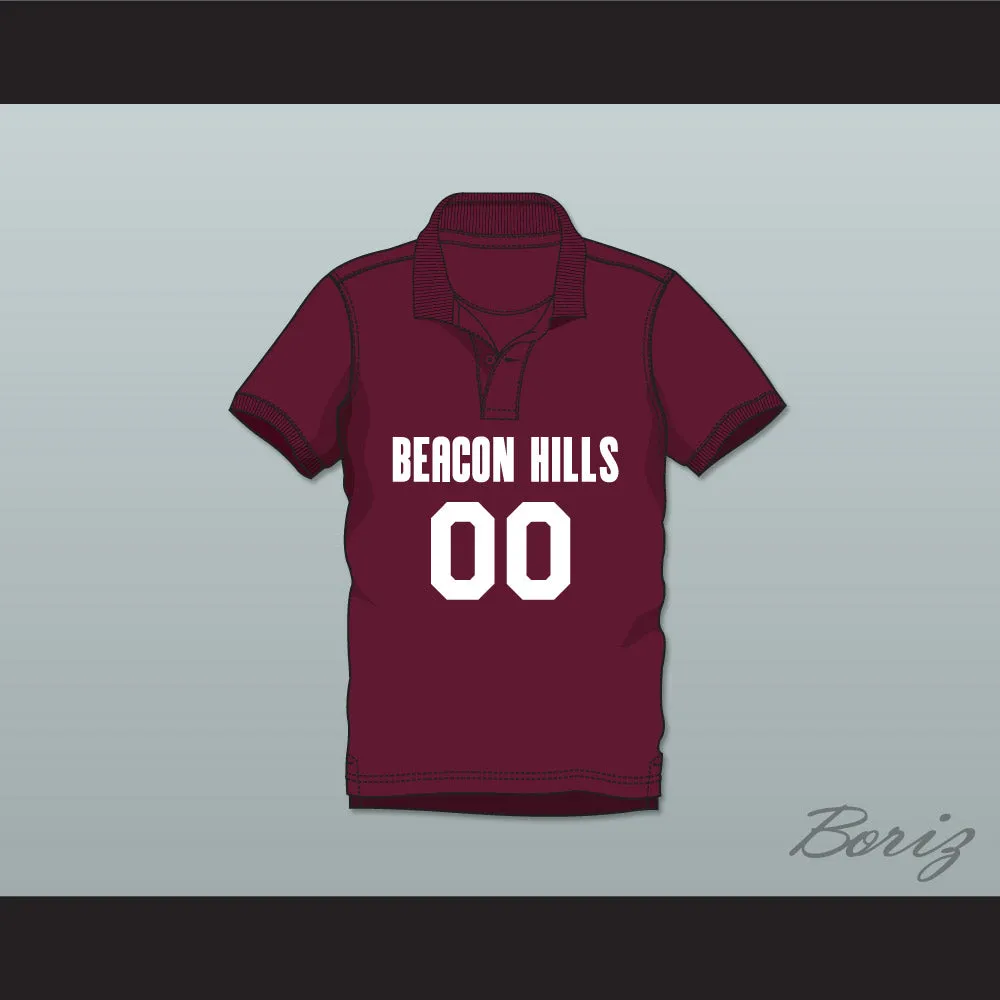 Derek Hale 00 Beacon Hills Cyclones Polo Shirt Teen Wolf