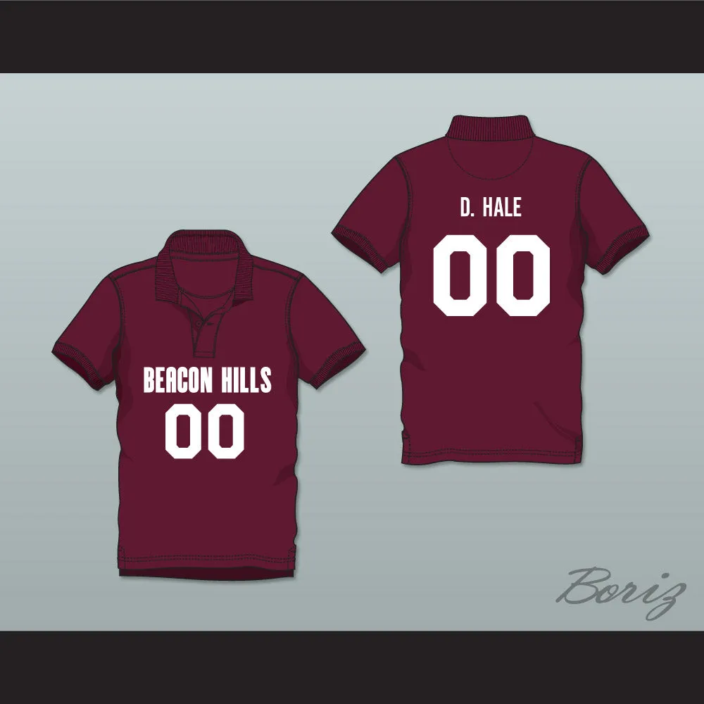 Derek Hale 00 Beacon Hills Cyclones Polo Shirt Teen Wolf