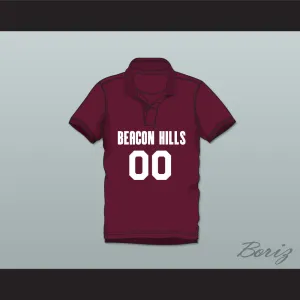 Derek Hale 00 Beacon Hills Cyclones Polo Shirt Teen Wolf