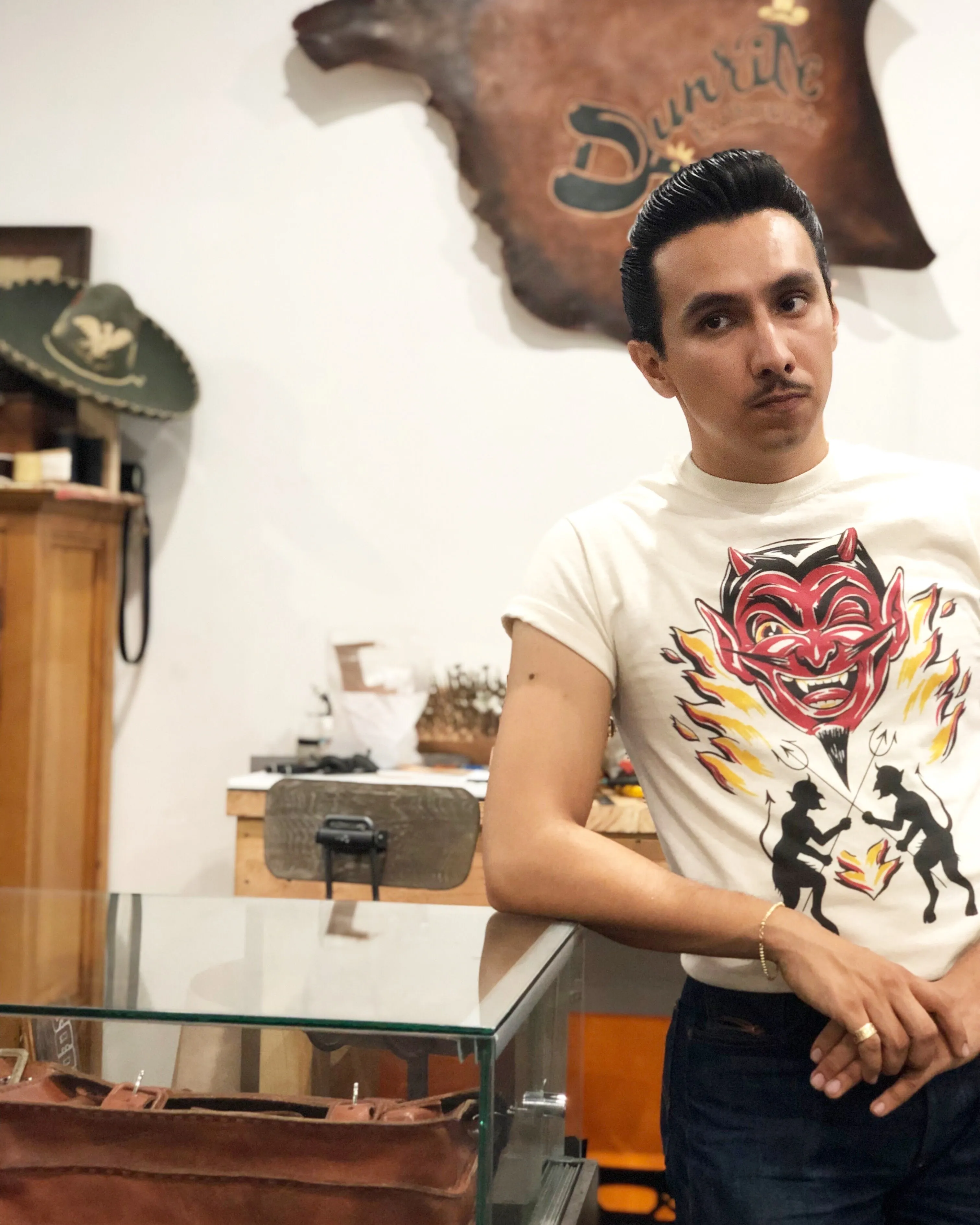 Devil Tee in Natural
