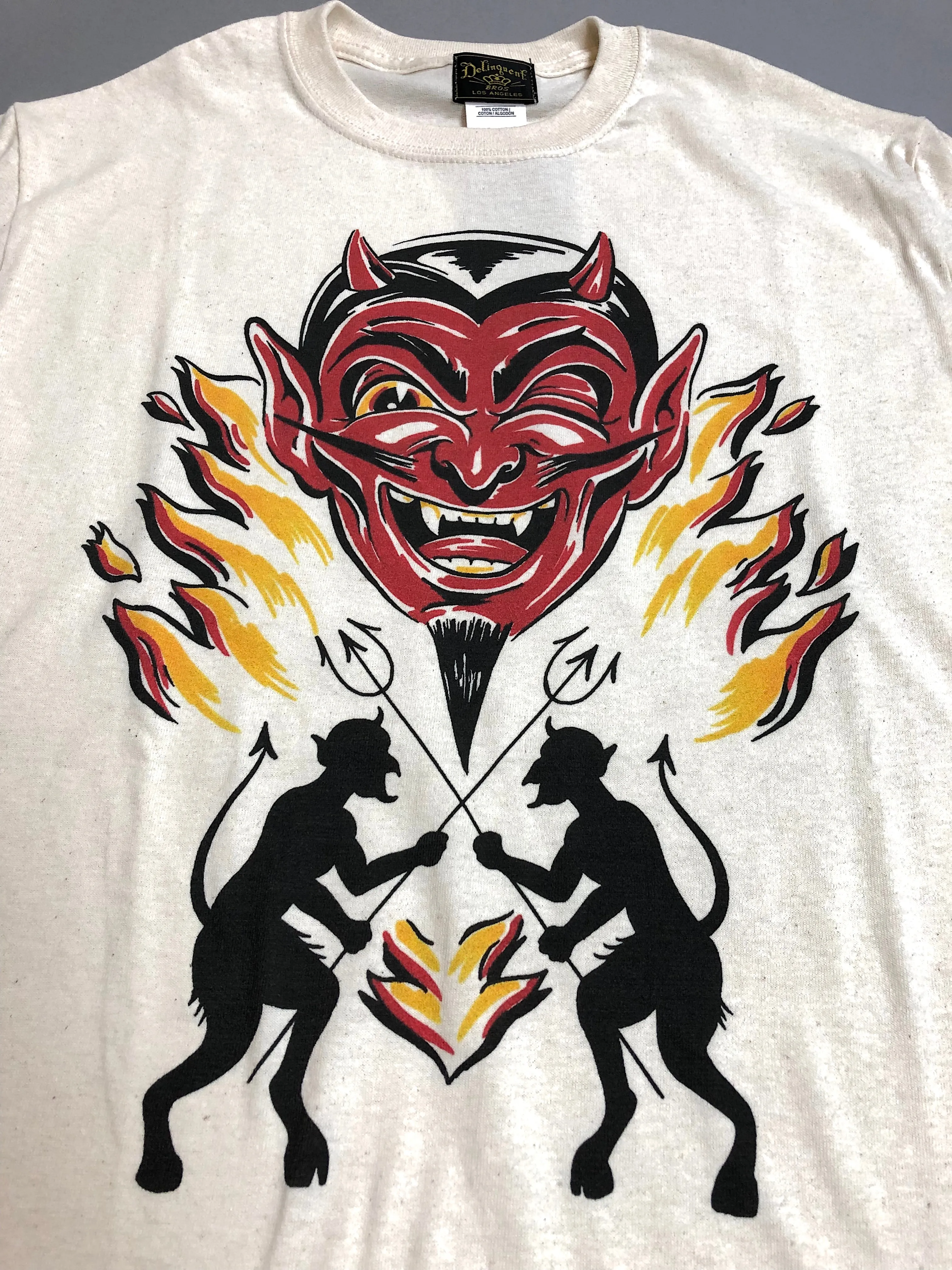 Devil Tee in Natural