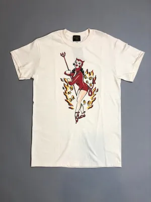 Devil Woman Tee in Natural