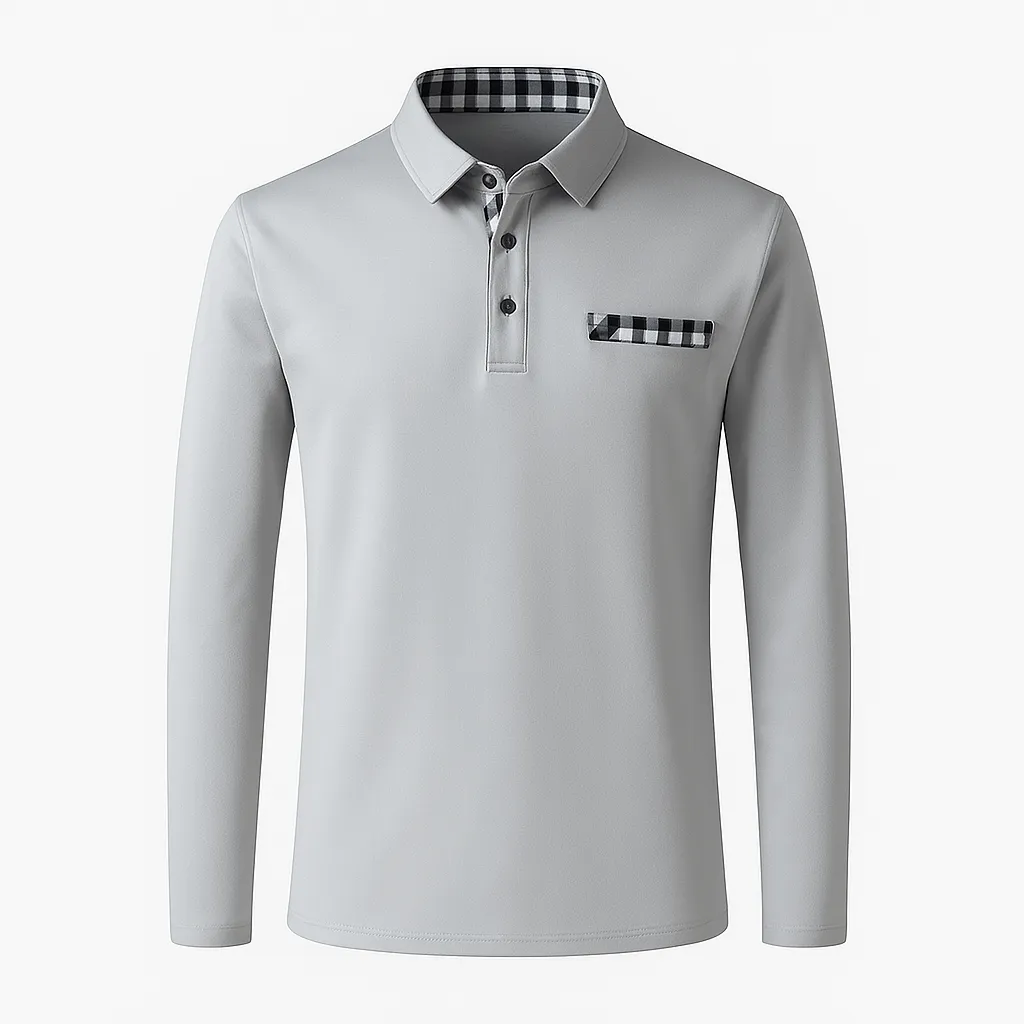 Domoir | Patched Cotton Polo Shirt