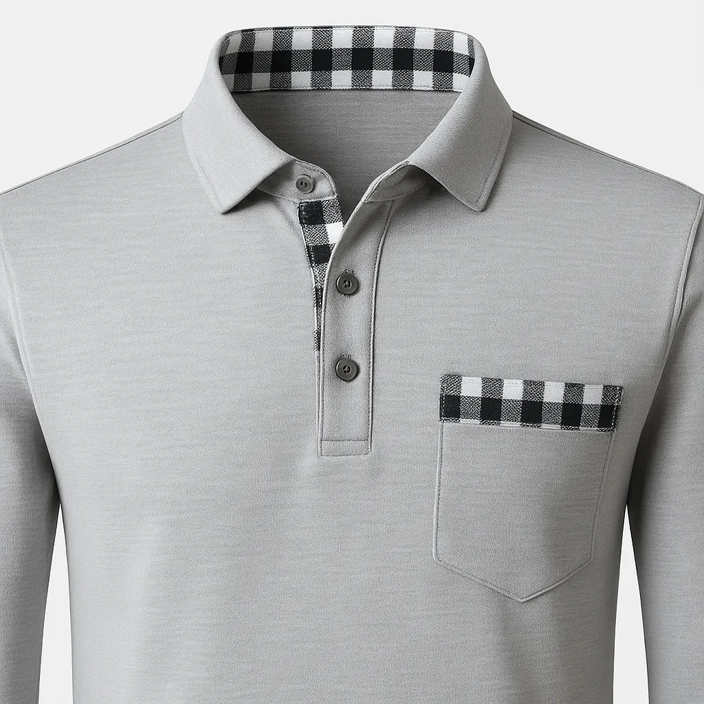 Domoir | Patched Cotton Polo Shirt