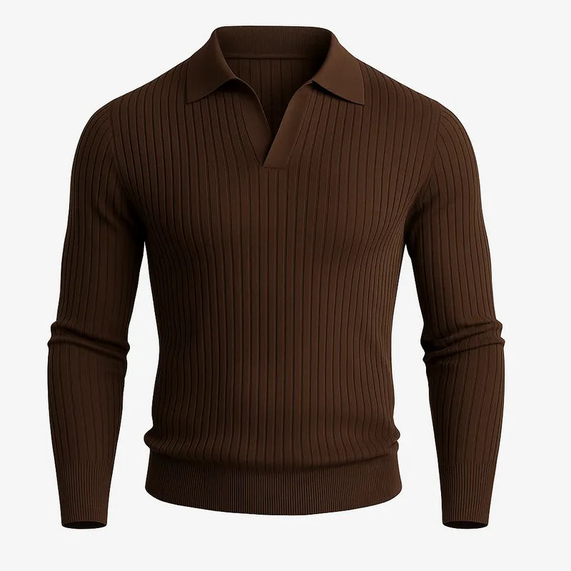 Domoir | Relaxed Open Collar Shirt