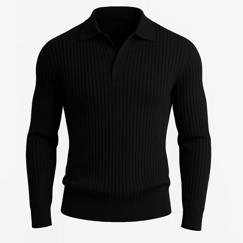 Domoir | Relaxed Open Collar Shirt