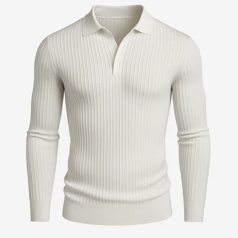 Domoir | Relaxed Open Collar Shirt
